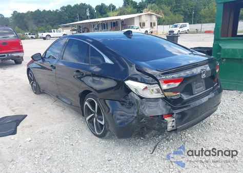 2018 Honda Accord Sport from USA, damaged, VIN 1HGCV1F37JA198515